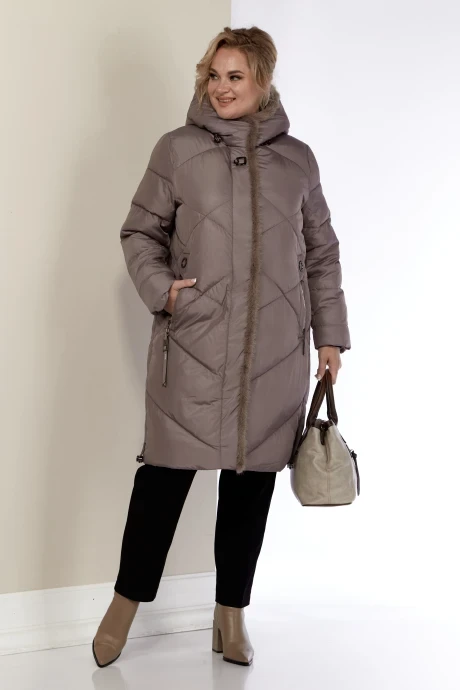 Зимнее пальто Shetti 2166 капучино #1