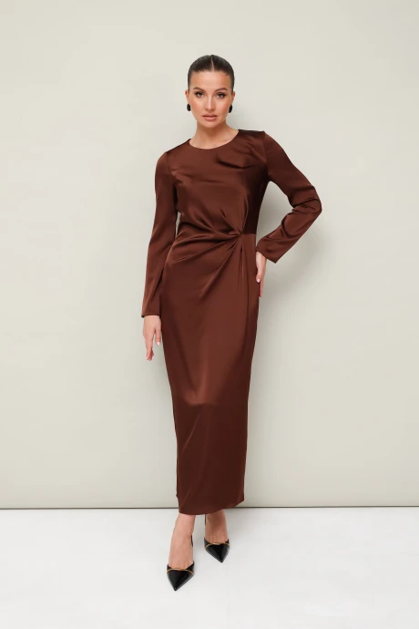 Вечернее атласное платье PUR PUR 11-330 #1