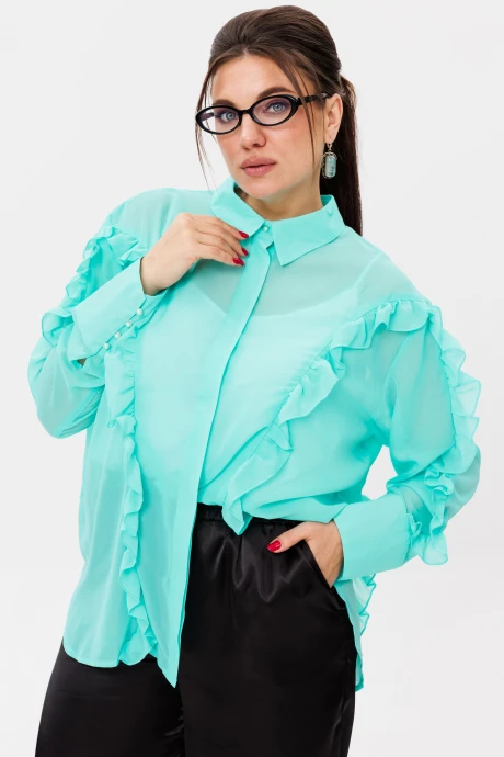 Блузка Anelli 1257 тиффани #1