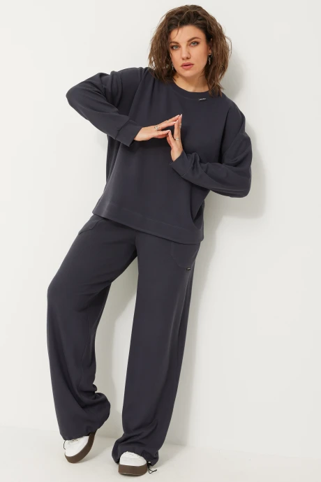 Спортивный костюм BegiModa 3088 графит двойка #1