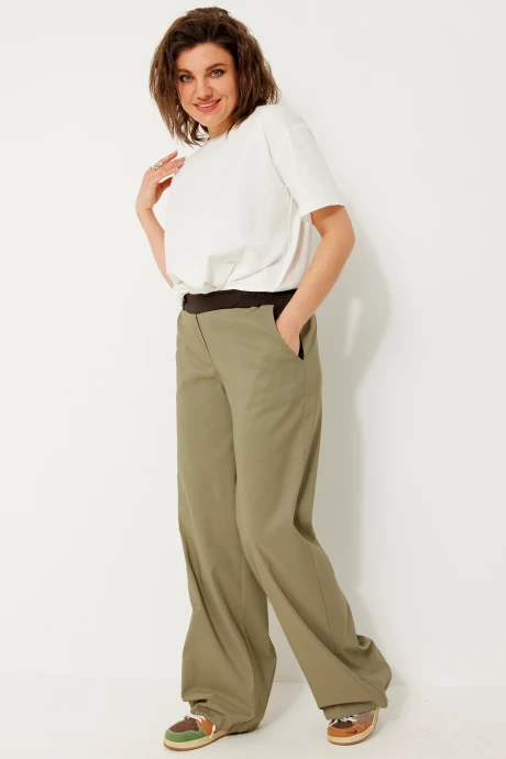 Брюки BegiModa 6063 олива #1