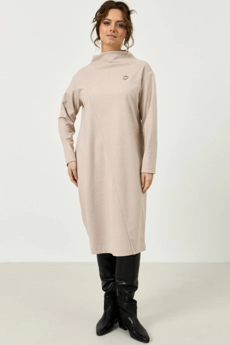 Платье AVORD V3155 бежевый #1