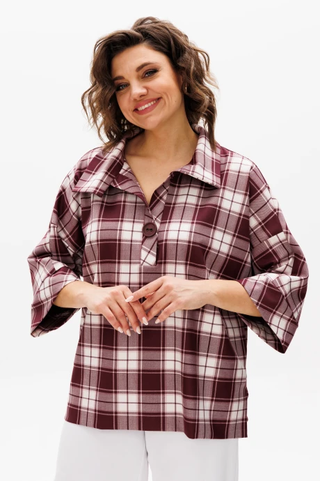 Блузка *Распродажа Michel Chic 788 бордо #1