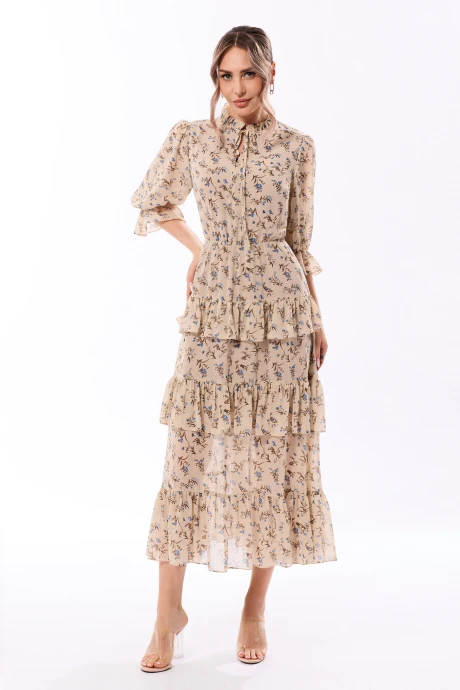Платье Golden Valley 4919-1 бежевый #1