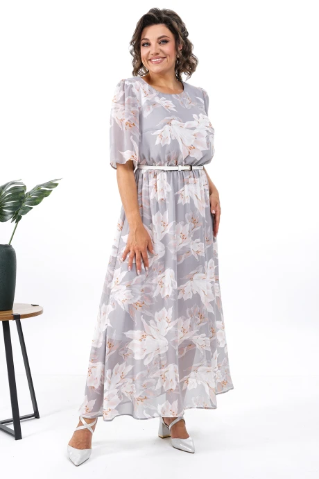 Платье ALANI COLLECTION 2369 серый #1