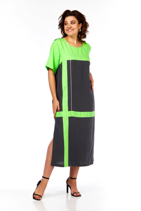 Платье Diamant 2076 зеленый #1