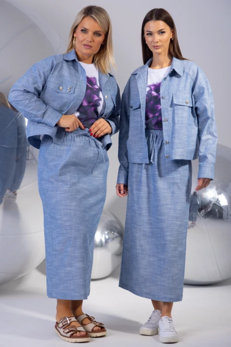 Юбка Kivviwear 4322.03 синий #1