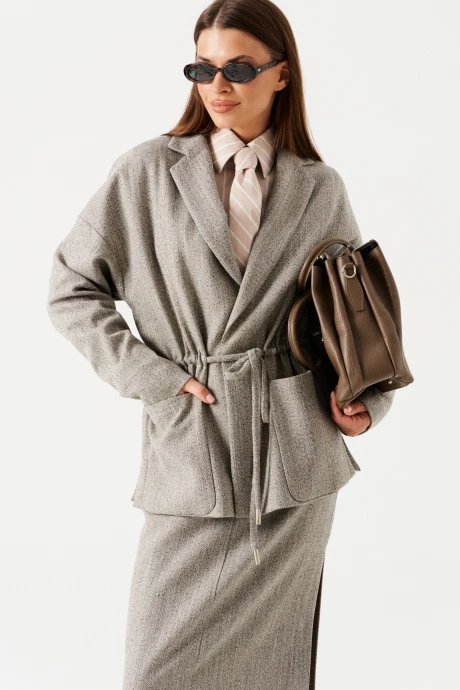 Жакет (пиджак) ELLETTO LIFE 3874 бежевый #1