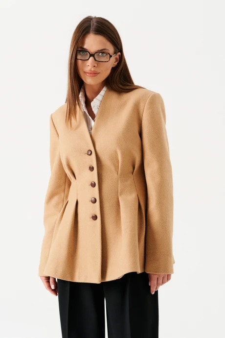 Жакет (пиджак) ELLETTO LIFE 3879 бежевый #1