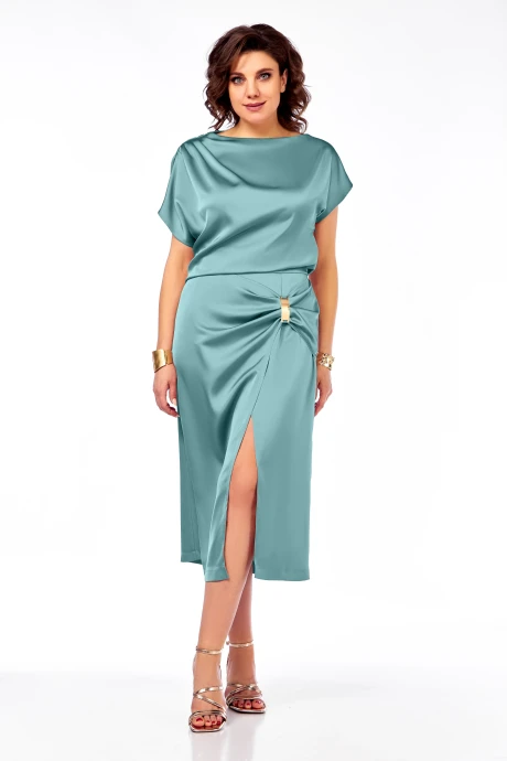 Платье *Распродажа Ольга Стиль 902 мятный #1