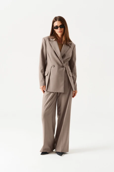 Брючный костюм ELLETTO LIFE 5305 бежевый двойка #1