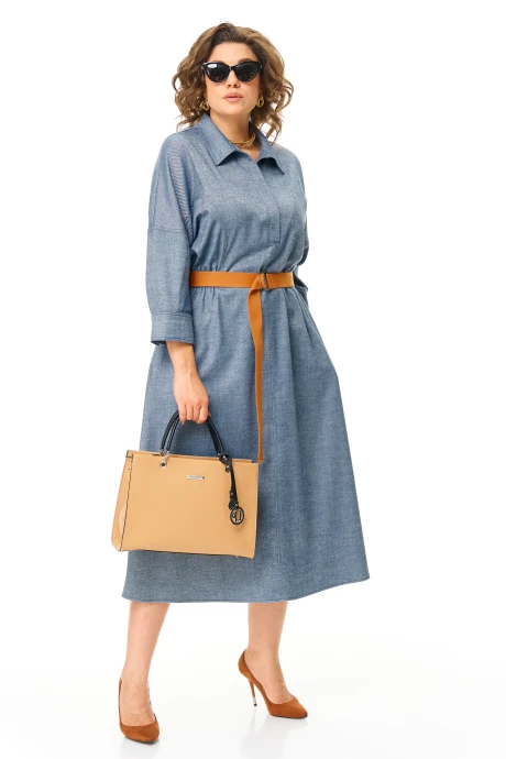 Платье Карина Делюкс 1370 деним #1