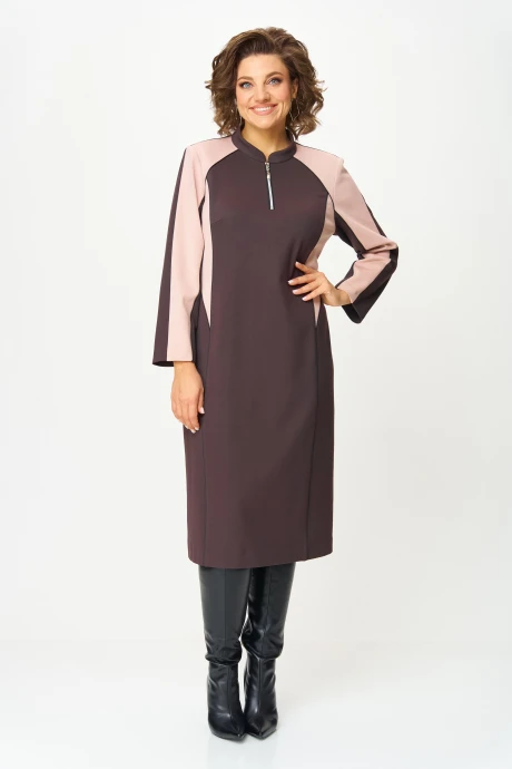 Платье AIRA style 24427 Шоколадный #1