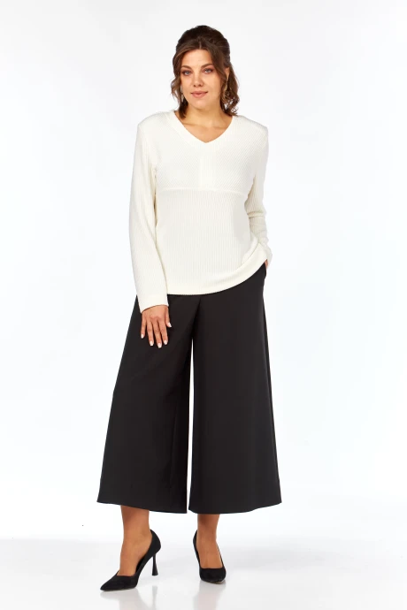 Юбочный костюм Элль-стиль 2410 молочный #1