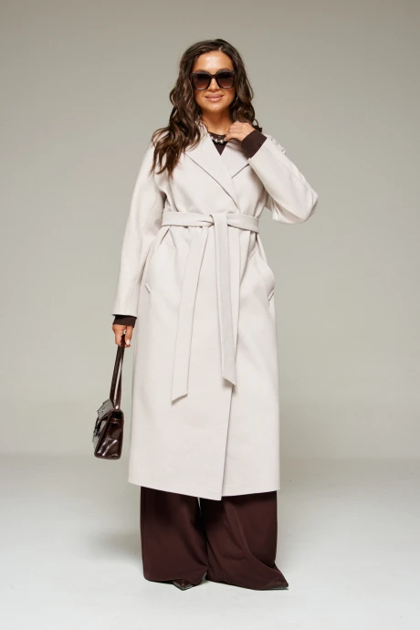 Пальто Beautiful&Free 7023 бежевый #1