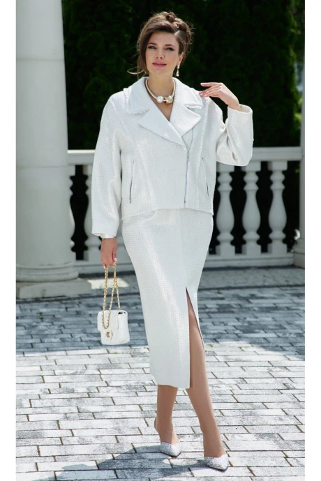 Юбочный костюм Vittoria Queen 26053 молочный #1