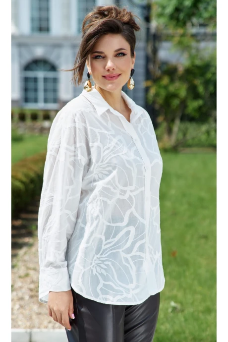 Блузка Vittoria Queen 26443 молочный #1