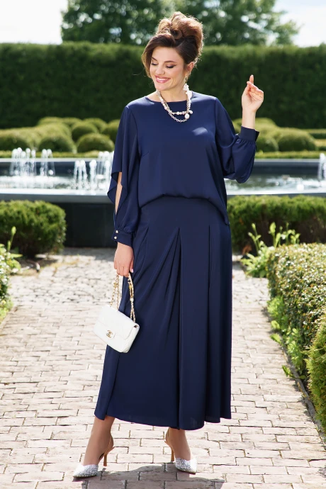 Юбочный костюм Vittoria Queen 26683/1 темно-синий #1