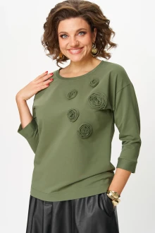 Джемпер (кофта) Rumoda 2268 зеленый
