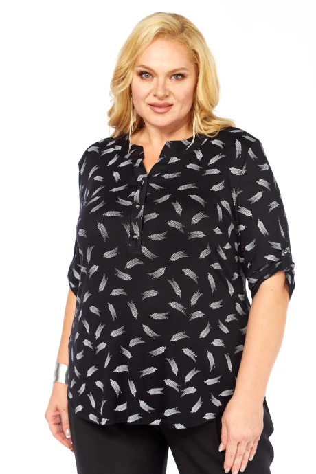 Блузка Abbi 4068 чёрные тона #1