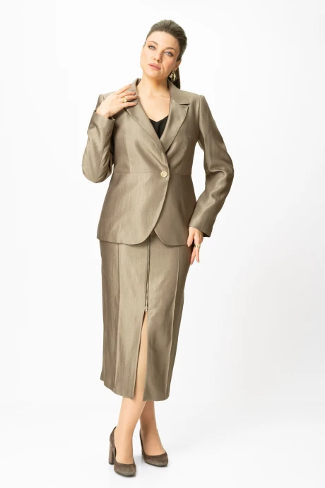 Юбочный костюм Bonna Image 1016/1 бежевый двойка #1