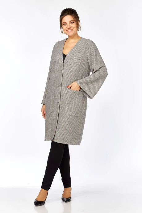 Кардиган *Распродажа Avenue Fashion 0340-1 светло-серый #1