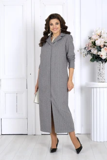 Платье Нинель Шик 6090 светло-серый