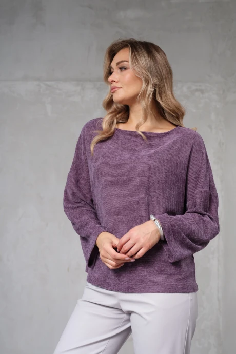 Джемпер (кофта) *Распродажа Erika Laurent 7201-3 фиолетовый #1