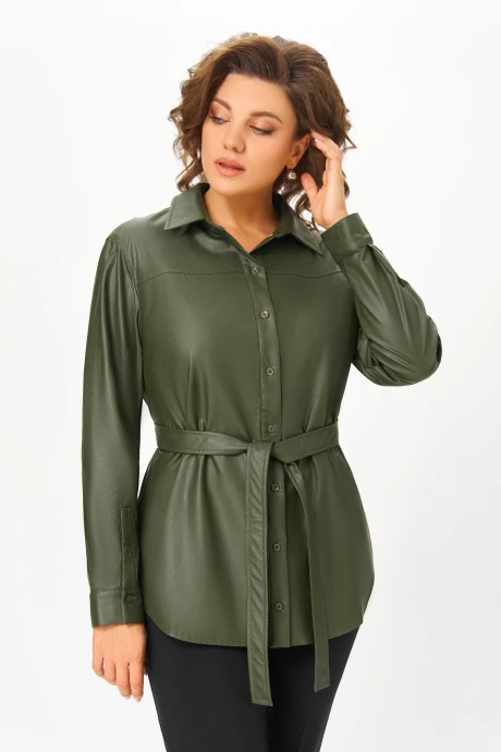 Блузка Дали 7049 хаки #1