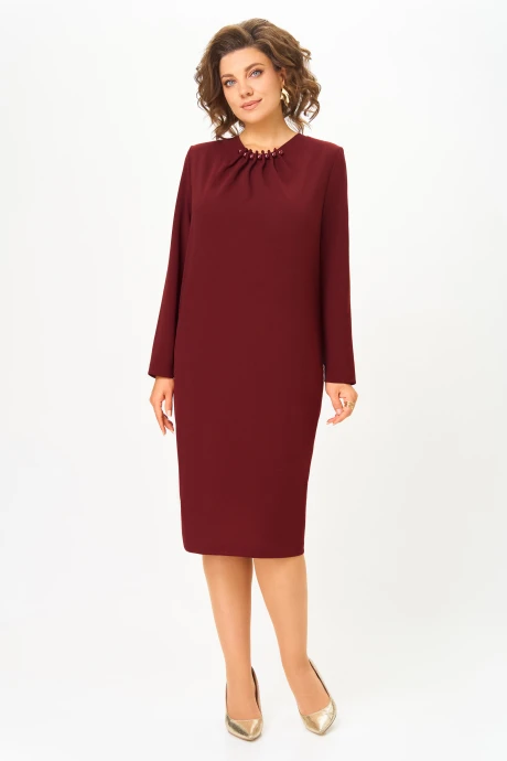 Платье Дали 7067 бордо #1