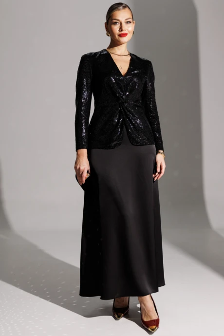 Юбочный костюм Мода-Юрс 25-2881 черный #1
