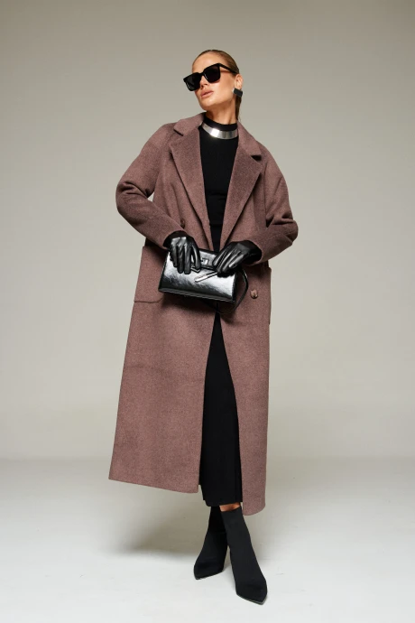 Пальто *Распродажа Beautiful&Free 7017 какао #1