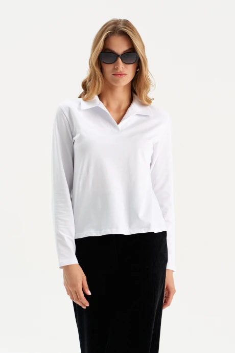 Блузка *Распродажа Romgil РП0085-ХЛ5 белый #1