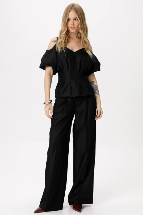 Брюки PiRS 6419 черный #1