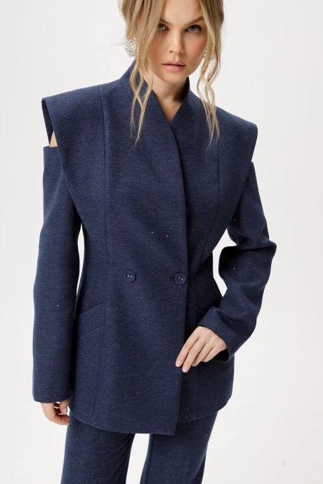 Жакет (пиджак) PiRS 6423 синий #1