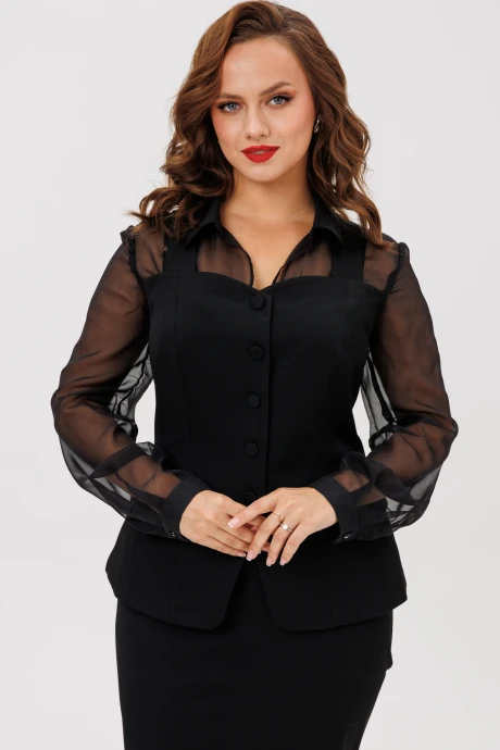 Блузка *Распродажа ANIDEN 65-1 черный #1