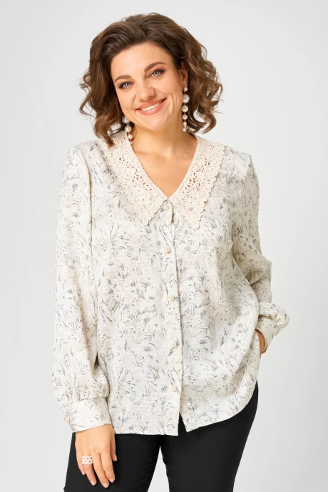 Блузка Svetlana-Style 2304 молочный принт #1