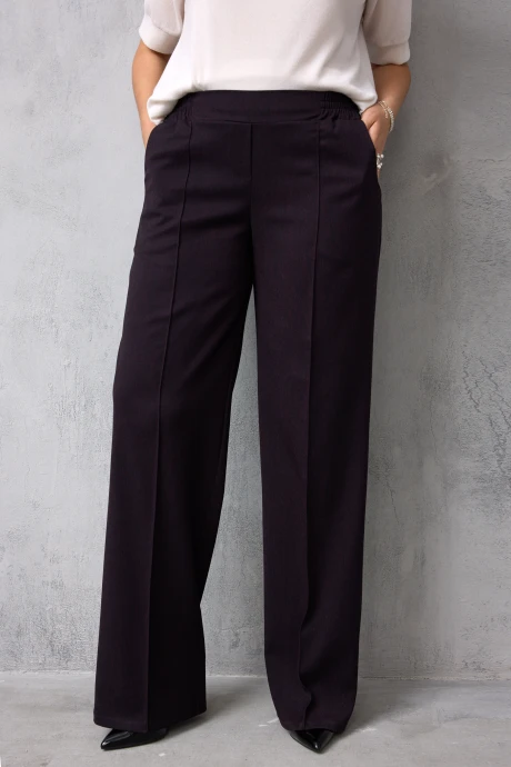 Брюки BegiModa 6079 Чёрный баклажан #1