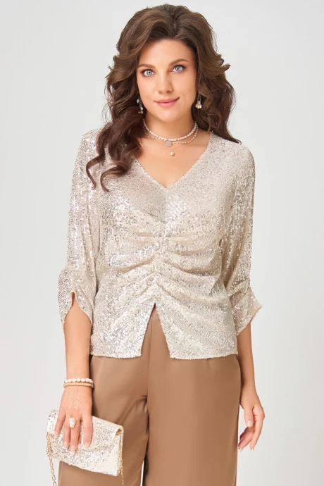 Блузка FITA 20781 золотисто-бежевый #1