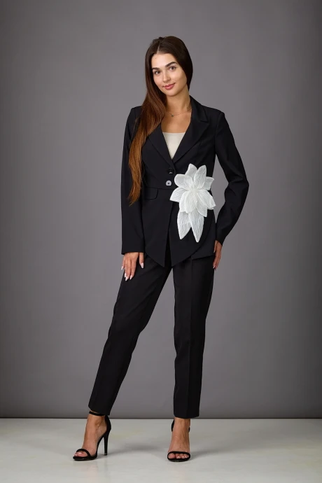 Брючный костюм *Распродажа Rosheli 1133/3 чёрный двойка #1