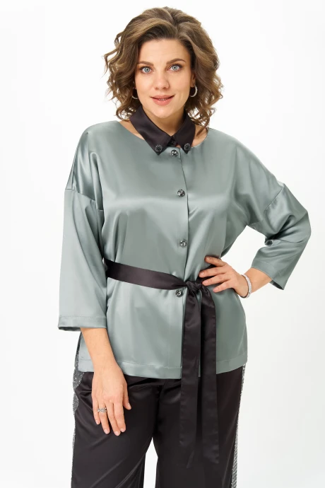 Блузка ANDINA CITY 5047-25 серый #1