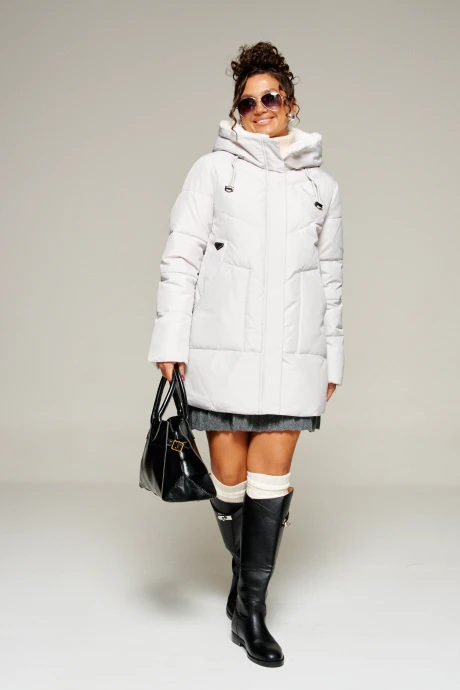 Куртка *Распродажа Beautiful&Free 8021 светло-серый #1