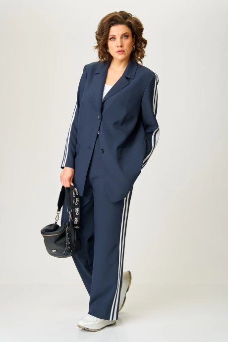 Брючный костюм *Распродажа Карина Делюкс 1336 графит #1