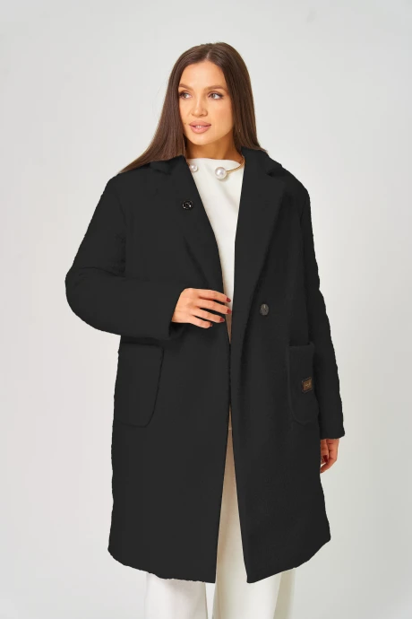 Пальто V&N Fashion 1057 чёрный #1