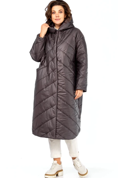 Пальто *Распродажа Diamant 2115 горький шоколад #1