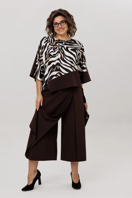 Брюки Anelli 1783 древесные #1