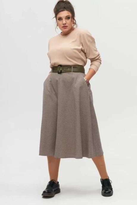 Юбка *Распродажа Anelli 1321 гусиная лапка #1