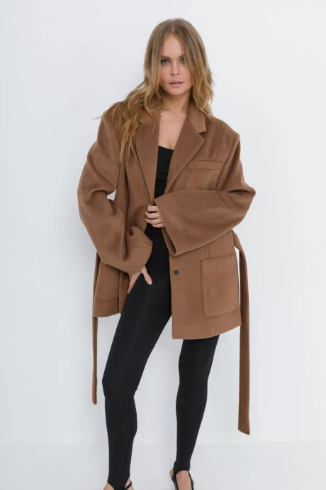 Пальто *Распродажа PiRS 5790 бежевый #1