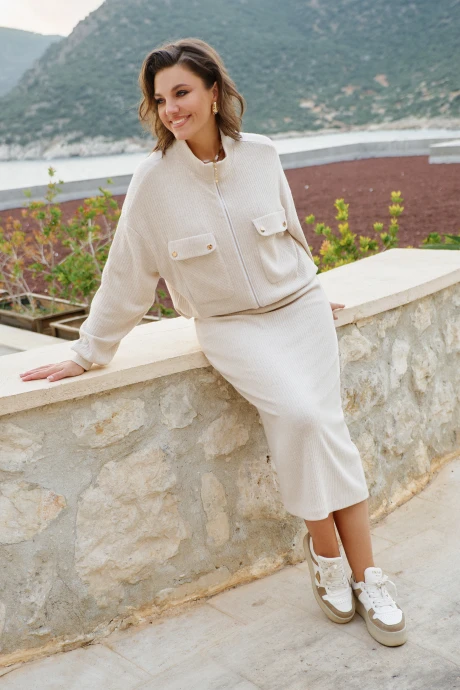 Блузка Vittoria Queen 27773бл бежевый #1