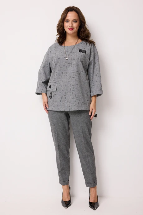 Брюки Твой Имидж 2293 черно-белый #1